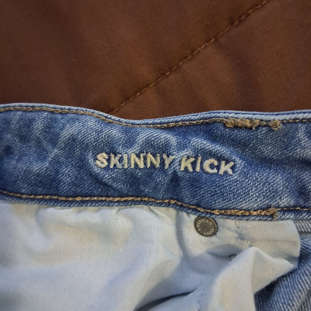 American Eagle Skinny Kick Boot Cut Jeans - Picture 4 of 10